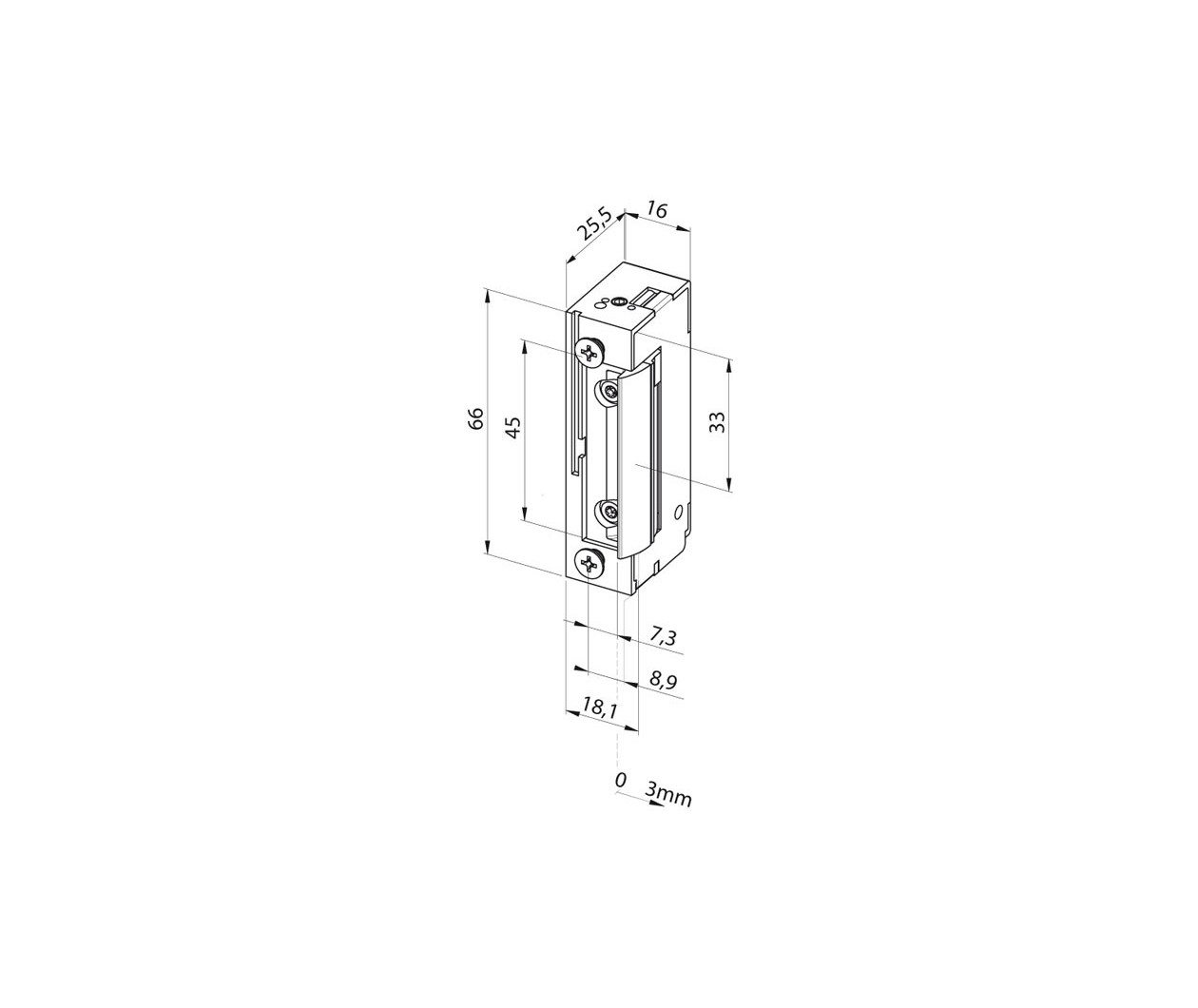 Elektromechaninė sklendė 118F---A71