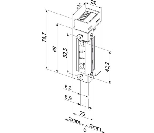 Elektromechaninė sklendė 143---Q34/5