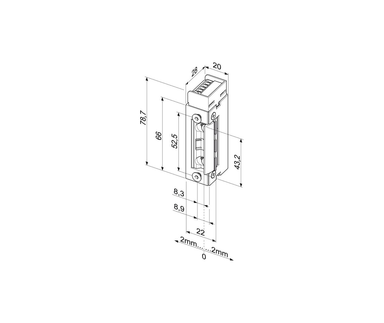 Elektromechaninė sklendė 143---Q34/5
