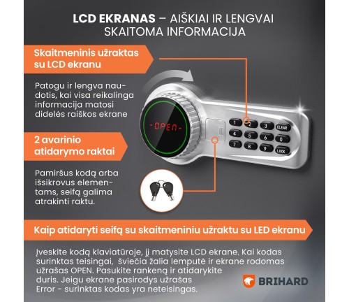 Brihard BUSINESS XXL LCD E
