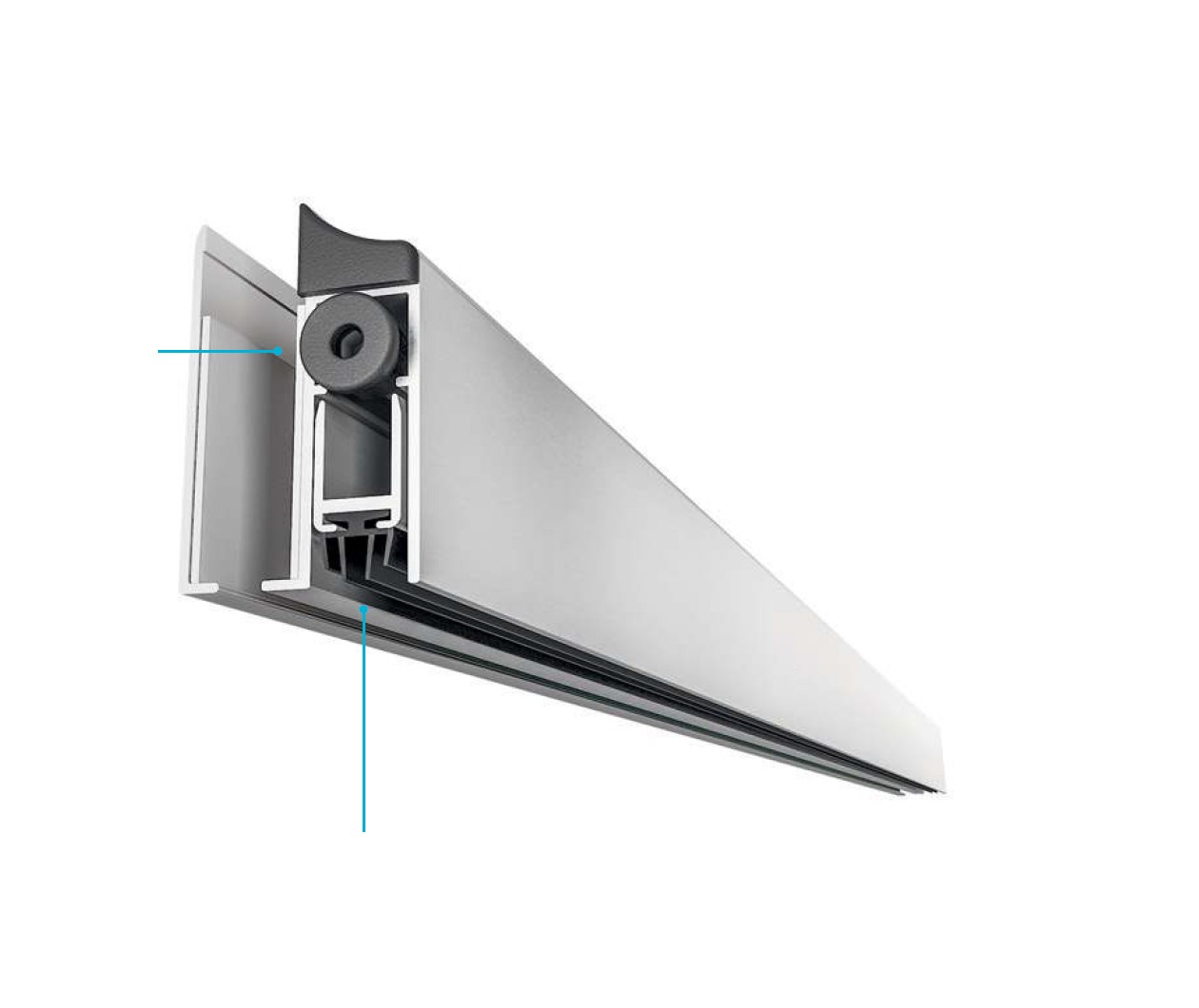 Automatinis slenkstis GLASS CE1340GLA